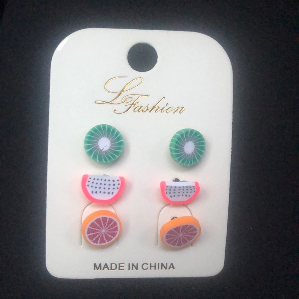 Fruit Stud Earrings
